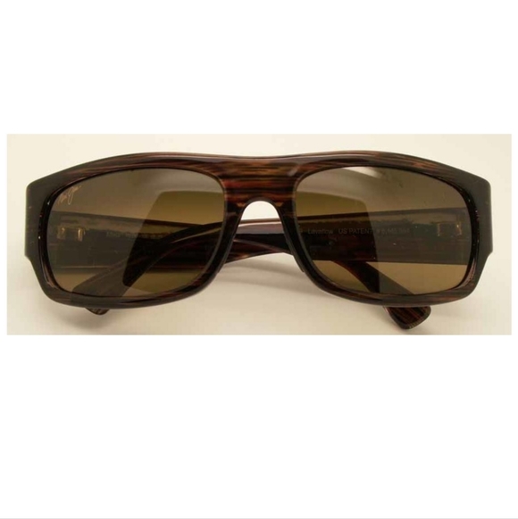 Authentic Maui Jim MJ 250 Lava Flow - Brown Tortoise - Discontinued/Rare - Picture 3 of 12